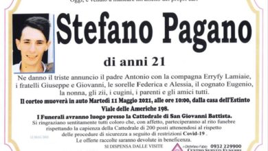 funerali stefano pagano